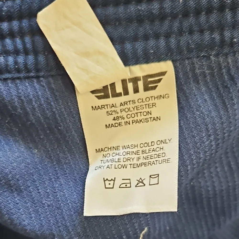 Elite Navy Blue Jiu-Jitsu Gi - Picture 3 of 5